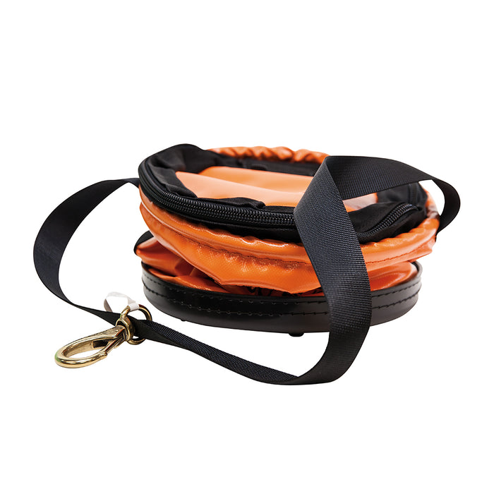 KLEIN TOOLS 12" Vinyl Utility Bucket w/ Closing Top & Swivel Snap Hook