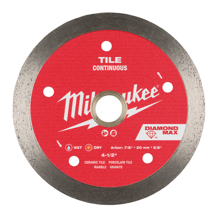 MILWAUKEE DIAMOND MAX™ Continuous Tile Blades