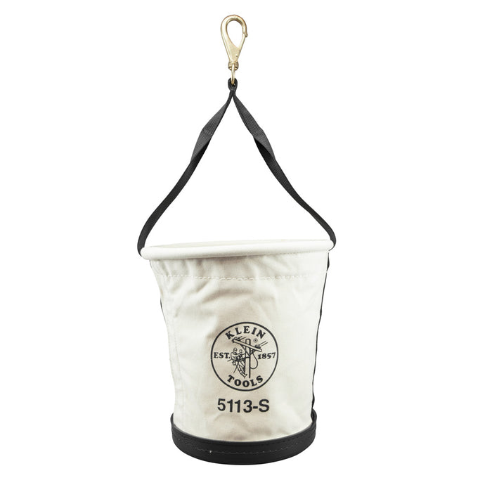 KLEIN TOOLS Tapered Wall Bucket w/ Swivel Snap Hook
