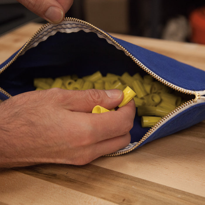 KLEIN TOOLS Canvas Zipper Bag Tool Pouches, Assorted Colors (4 PACK)