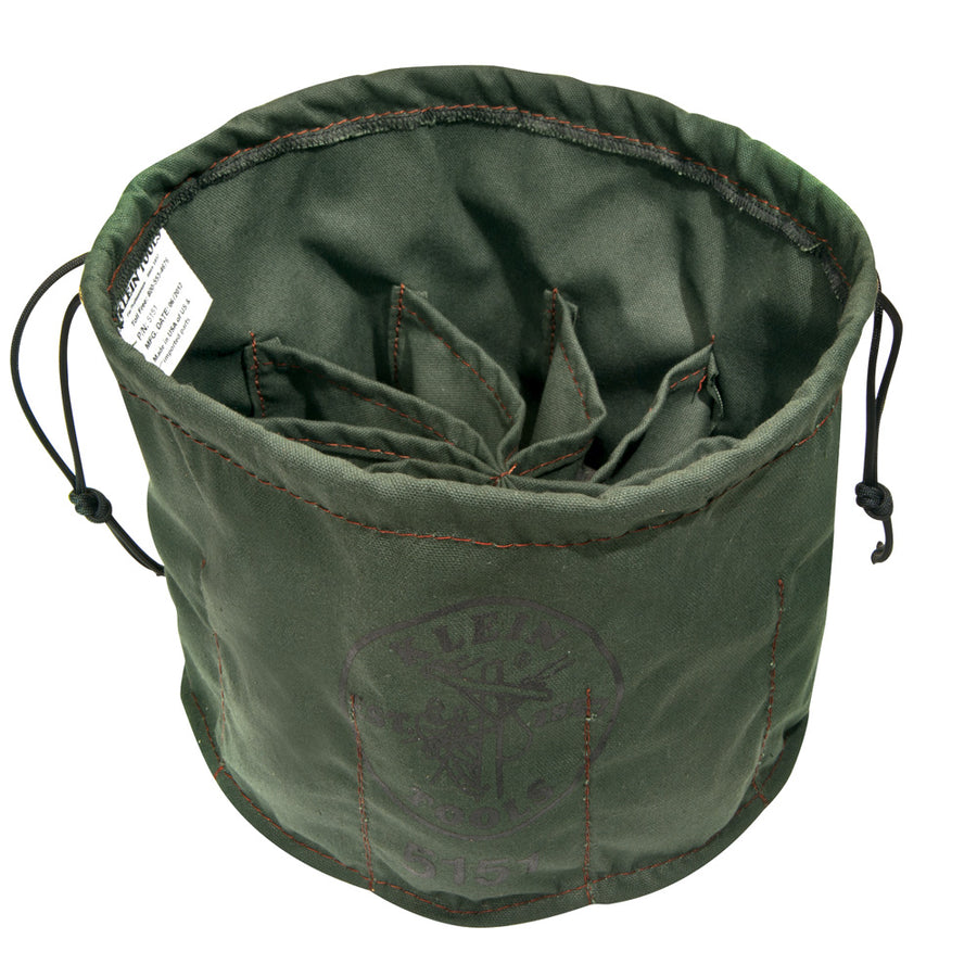 KLEIN TOOLS 10-Compartment Drawstring Bag