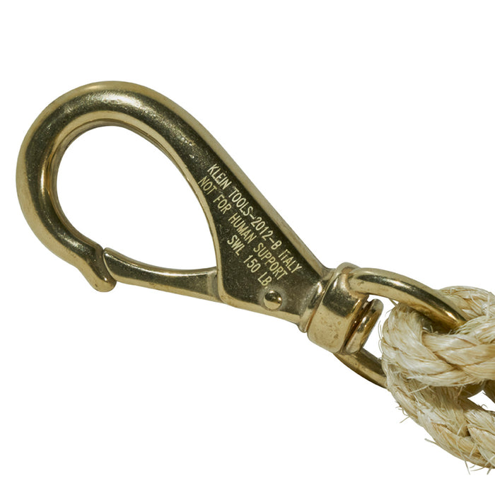 KLEIN TOOLS Cubo de lona ovalado de 41 bolsillos con gancho giratorio