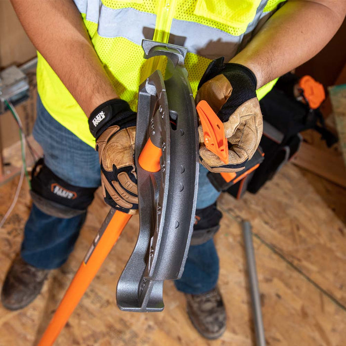 KLEIN TOOLS Dobladora de conductos de hierro EMT de 3/4" Conjunto completo con fijador de ángulos