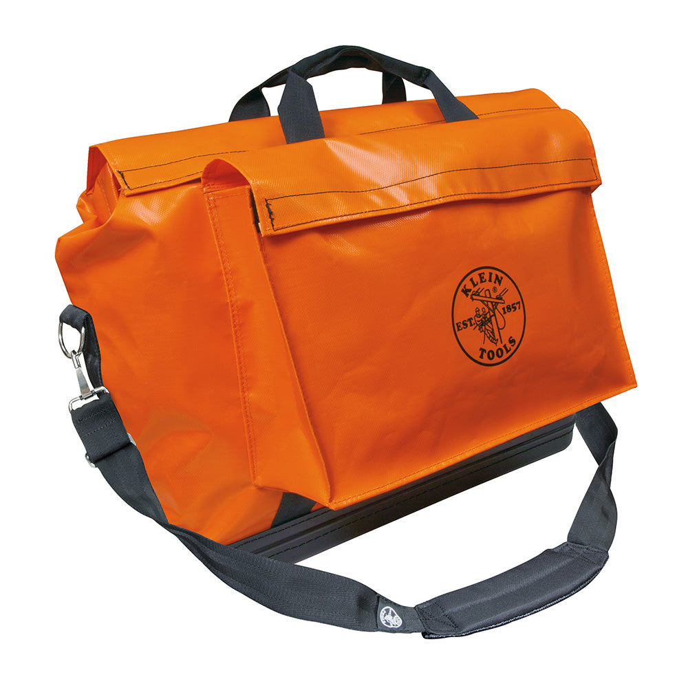 KLEIN TOOLS Large Orange Vinyl Equipment Bag