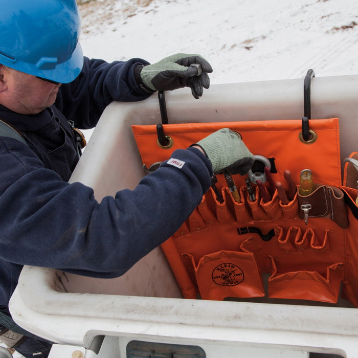 KLEIN TOOLS Aerial Apron w/ Hot Stick Pocket & Magnet