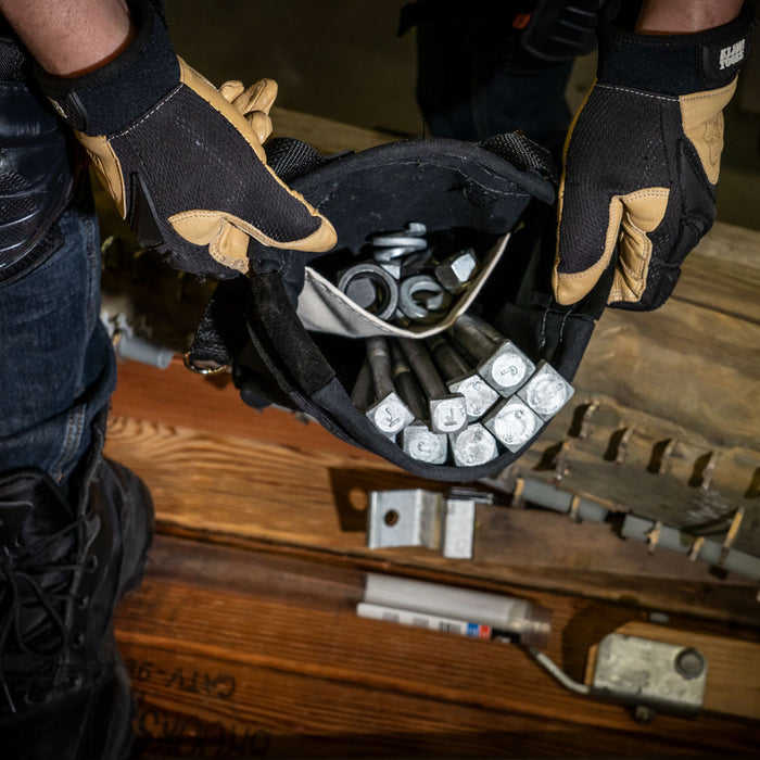 KLEIN TOOLS 9" X 3.5" X 10" Nut & Bolt Tool Pouch