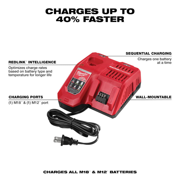 MILWAUKEE M18™ & M12™ Rapid Charger