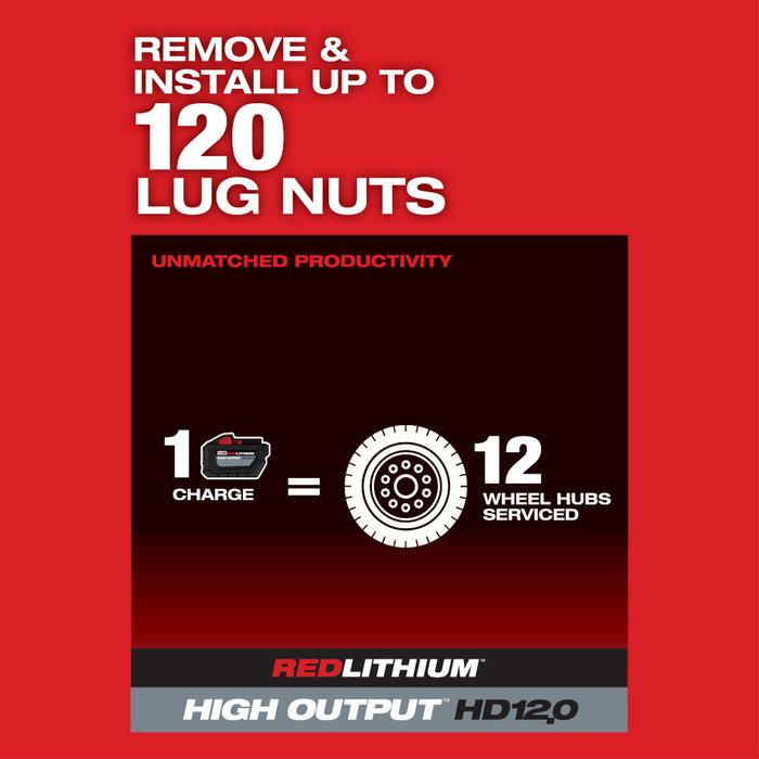 MILWAUKEE M18 FUEL™ Llave de impacto de alto torque con yunque extensible y mango en D de 1" con kit ONE-KEY™