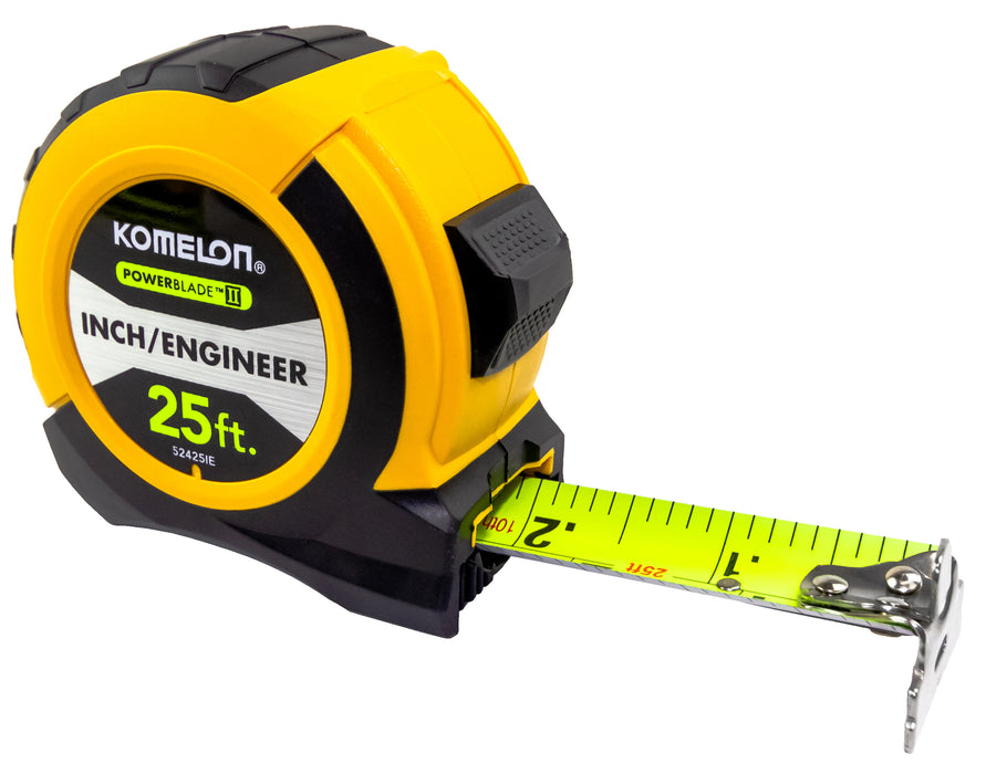 Komelon 25' x 1.06" ABS Powerblade II - Inch/Engineer