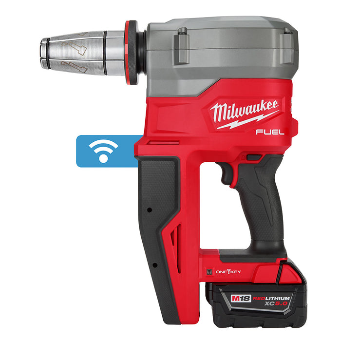 MILWAUKEE M18 FUEL™ Kit expansor ProPEX® de 2" con ONE-KEY™ con kit de cabezales expansores de 1 1/4"-2"