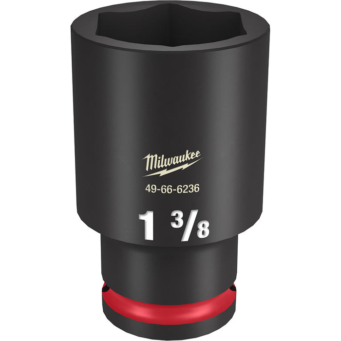 MILWAUKEE SHOCKWAVE Impact Duty 1/2" Drive 1-3/8" Dado de 6 puntos de profundidad