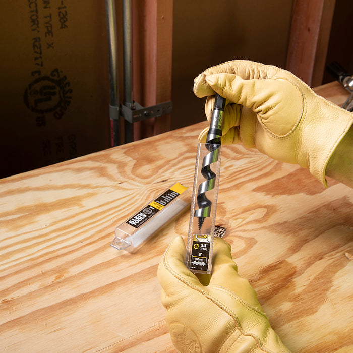 KLEIN TOOLS Steel Ship Auger Bit, Screw Point, 1 x 4-Inch