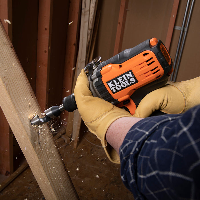 KLEIN TOOLS Steel Ship Auger Bit, Screw Point, 1-1/8 x 4-Inch