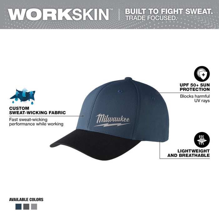MILWAUKEE WORKSKIN™ Performance Fitted Hat Q4