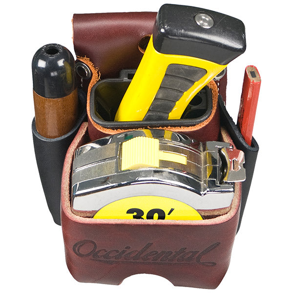 OCCIDENTAL LEATHER Cinturón usado 4 en 1 portaherramientas/cinta