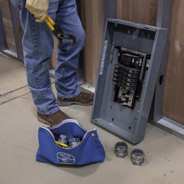 KLEIN TOOLS 10" Canvas Zipper Bag Tool Pouch