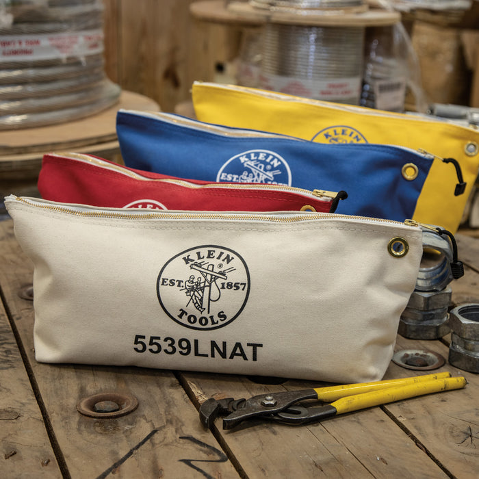 KLEIN TOOLS 18" Large Canvas Zipper Bag Tool Pouch