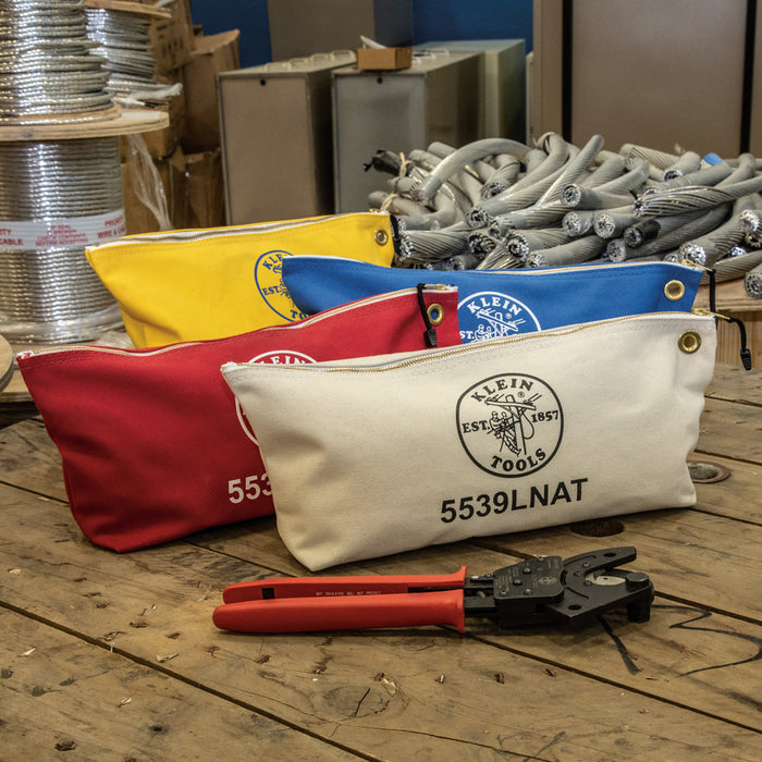 KLEIN TOOLS 18" Large Canvas Zipper Bag Tool Pouch