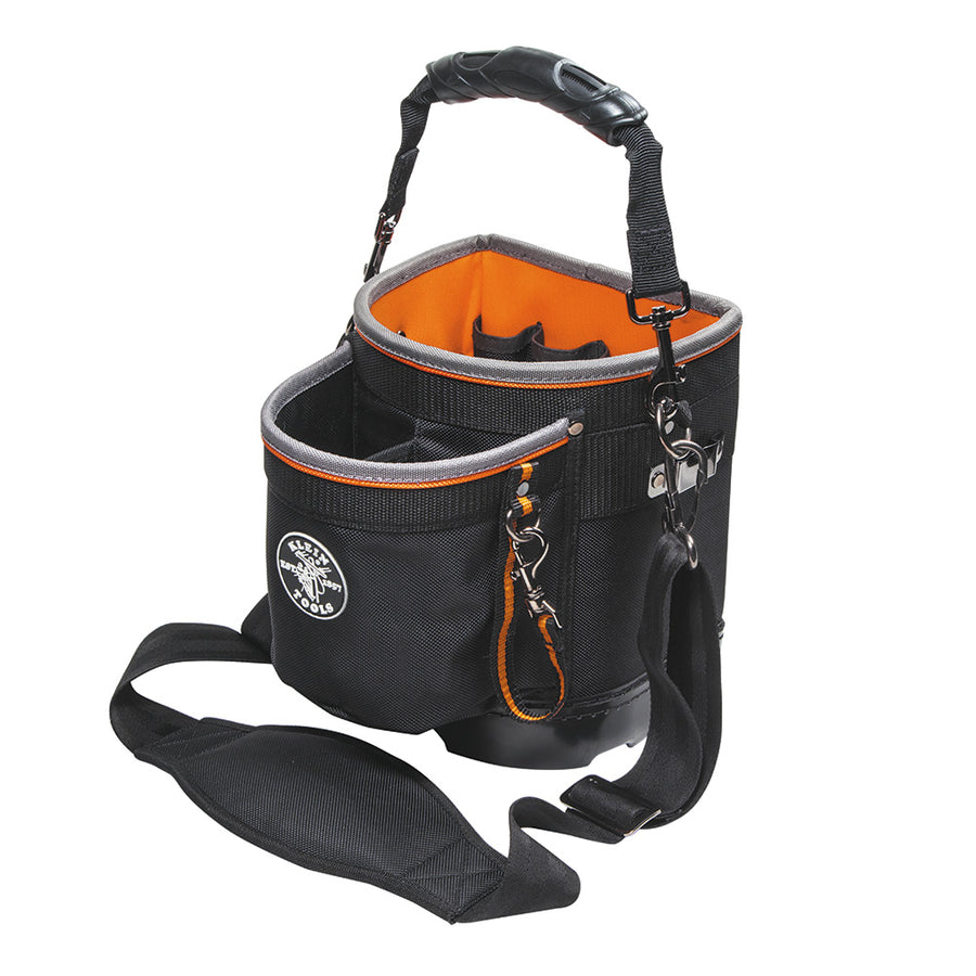 KLEIN TOOLS TRADESMAN PRO™ 10" Shoulder Pouch Tool Bag w/ 14 Pockets