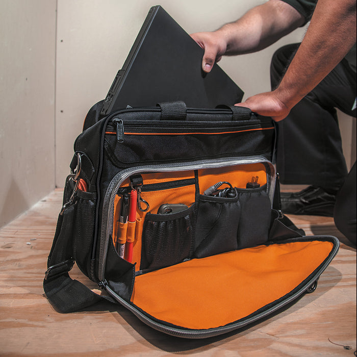KLEIN TOOLS TRADESMAN PRO™ 16" Tech Bag w/ 22 Pockets & Laptop Pocket