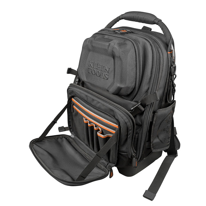 KLEIN TOOLS TRADESMAN PRO™ 19.5" Tool Master Tool Bag Backpack w/ 48 Pockets