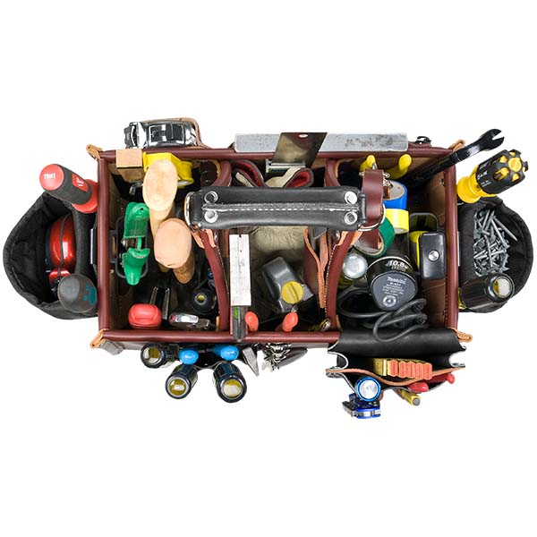 Maletín de carpintero maestro Stronghold de OCCIDENTAL LEATHER