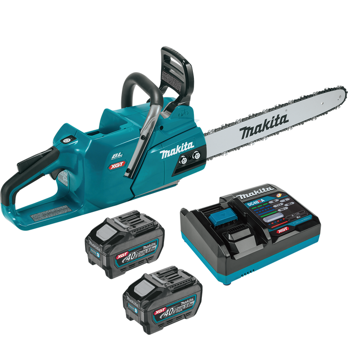 Kit de motosierra MAKITA 40V MAX XGT® de 18" 