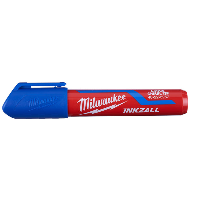 Milwaukee Tools Chisel Tip Blue Marker L 48-22-3257