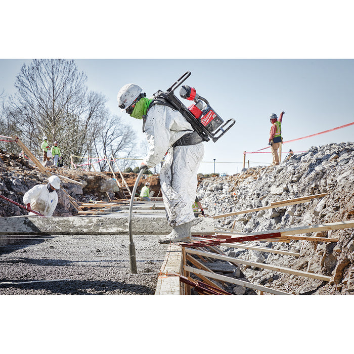 Cabezal vibrador de hormigón corto MILWAUKEE de 2"