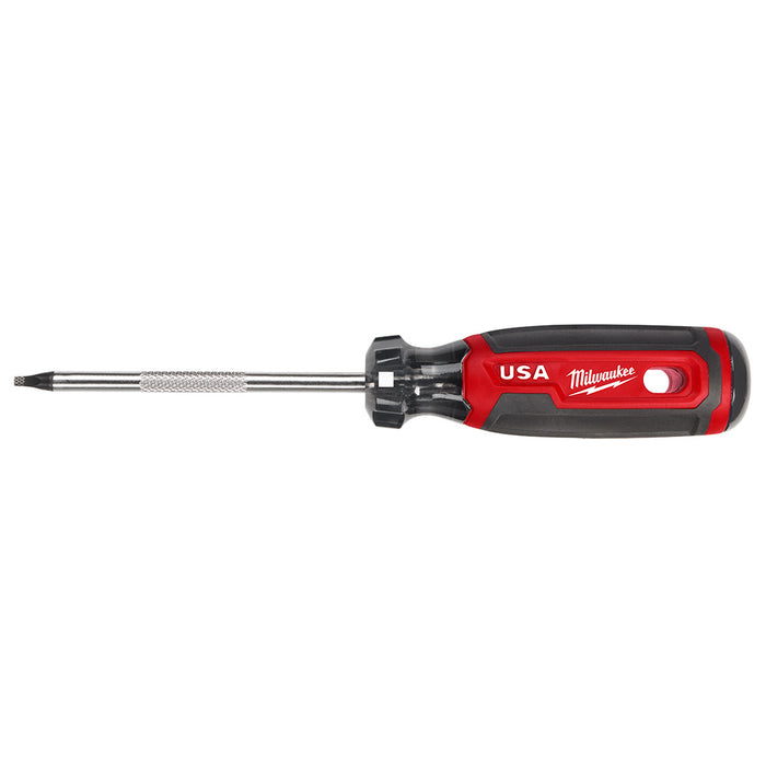 MILWAUKEE #2 Square 4" Cushion Grip Screwdriver
