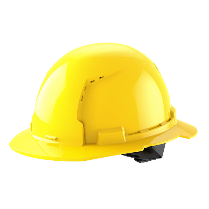 MILWAUKEE BOLT™ Full Brim Hard Hat w/ 4PT Ratcheting Suspension (USA) - Type 1
