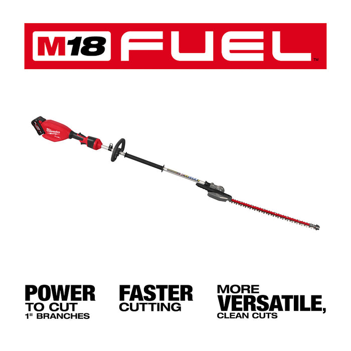 MILWAUKEE M18 FUEL™ Pole Articulating Hedge Trimmer Kit