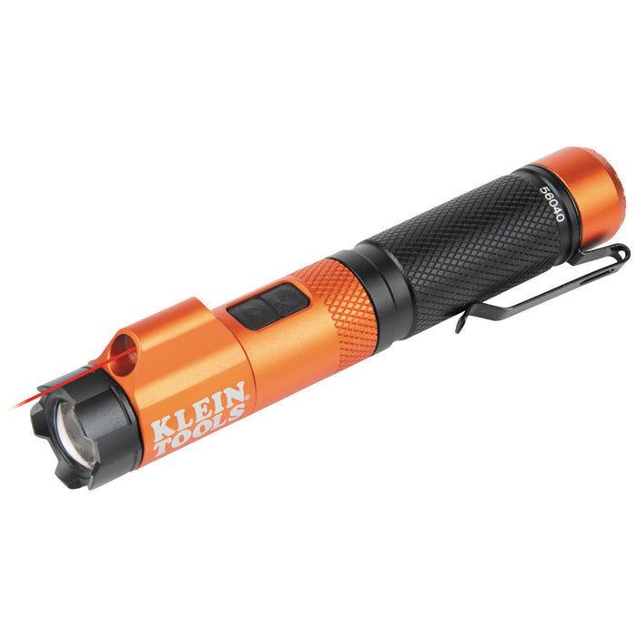 KLEIN TOOLS Rechargeable Focus Flashlight w/ Laser