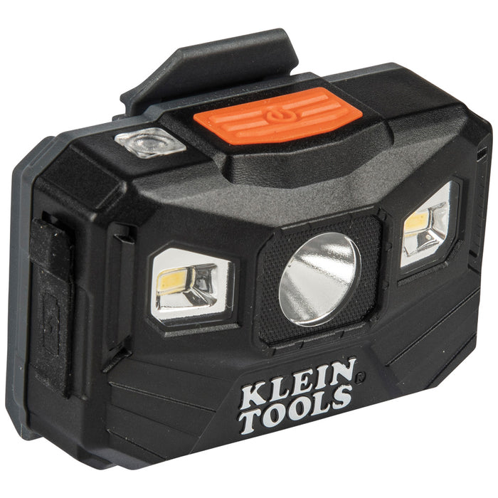 KLEIN TOOLS 400 Lumens All-Day Runtime Rechargeable Headlamp w/ Fabric Strap