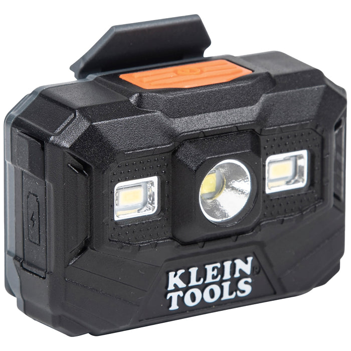 KLEIN TOOLS 300 Lumens All-Day Runtime Rechargeable Headlamp & Work Light