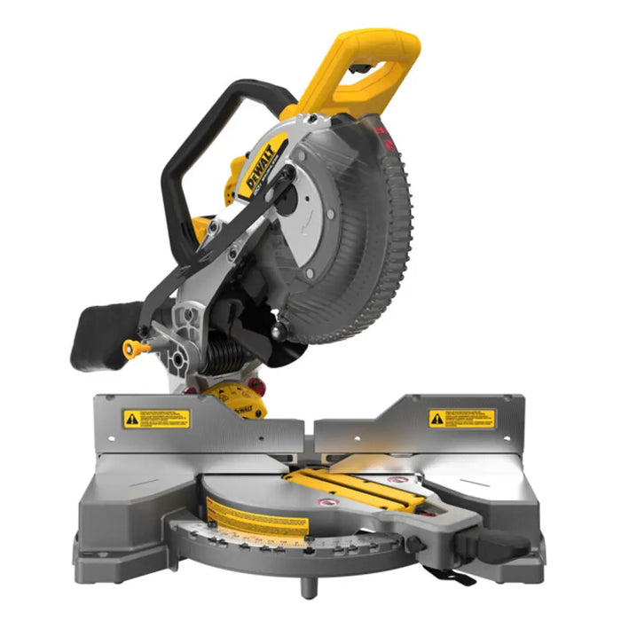 Sierra ingletadora compuesta deslizante de doble bisel DEWALT de 12"
