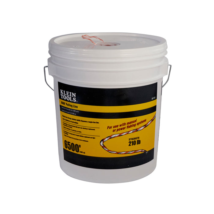 KLEIN TOOLS 6,500' Poly Pull Line w/ Orange Tracer