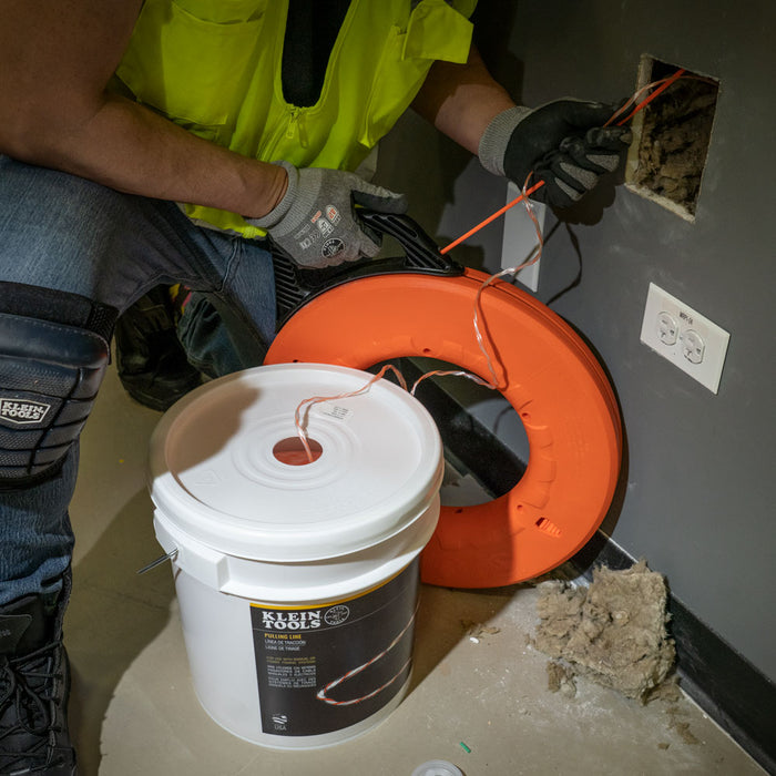 KLEIN TOOLS 6,500' Poly Pull Line w/ Orange Tracer