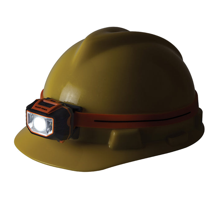 KLEIN TOOLS LED Headlamp w/ Silicone Hard Hat Strap