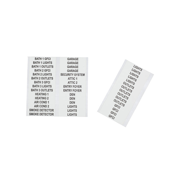 KLEIN TOOLS Libro de marcadores de cables, panel eléctrico doméstico con directorio