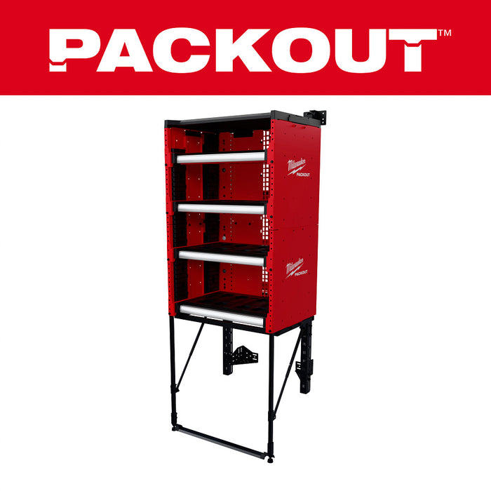 Milwaukee 48-21-8070 PACKOUT Modular Storage System Rack Kit w/ Sliding Drawers