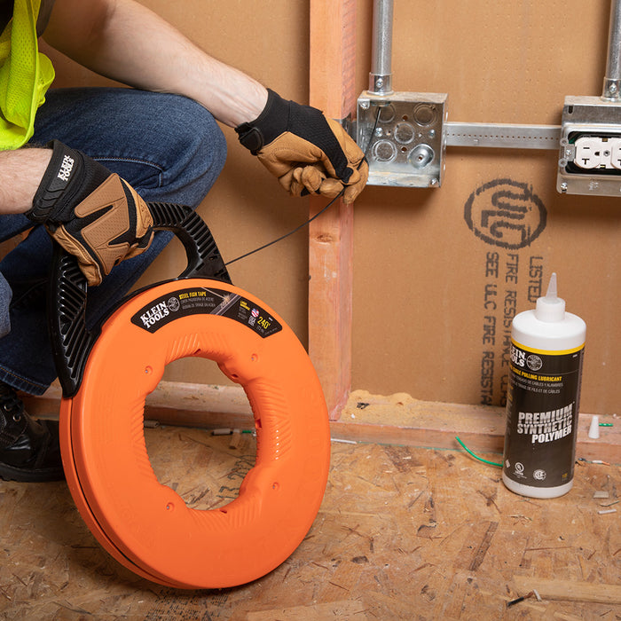 KLEIN TOOLS 1/8" X 240' Steel Fish Tape