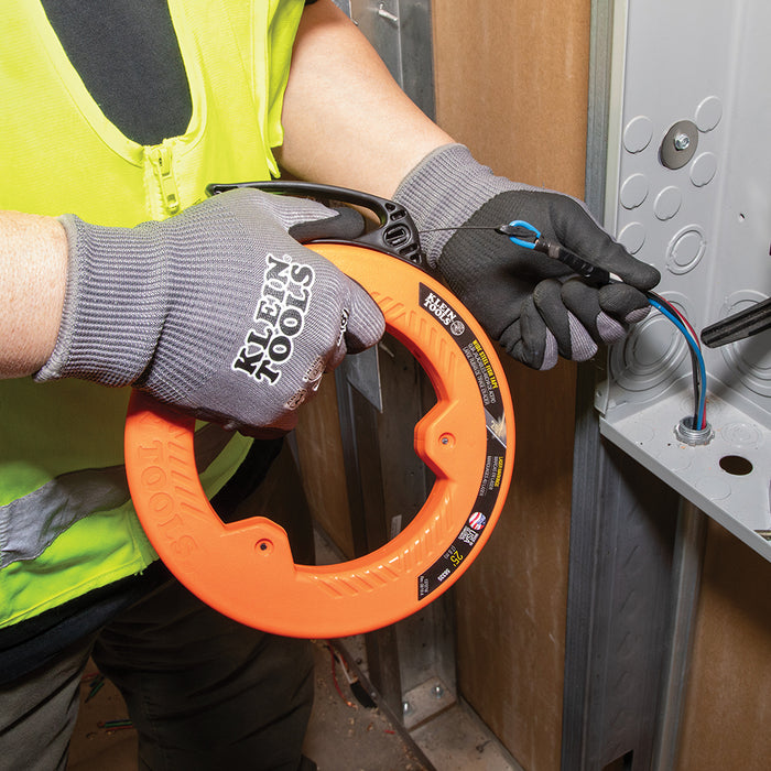 KLEIN TOOLS 1/4" X 25' Steel Fish Tape