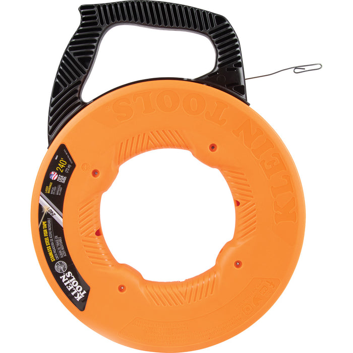 KLEIN TOOLS 1/8" X 240' Stainless Steel Fish Tape