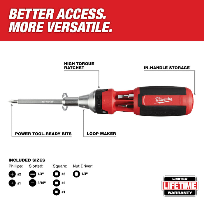 Milwaukee Tools 9-in-1 Multi-Bit Driver 48-22-2322