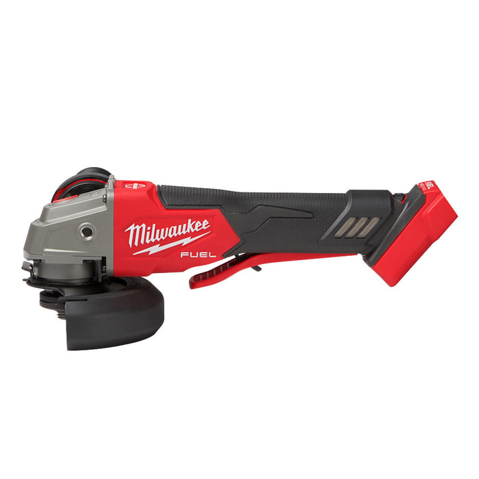 Amoladora con freno de velocidad variable MILWAUKEE M18 FUEL™ de 4-1/2" / 5" con interruptor sin bloqueo de paleta (solo herramienta)