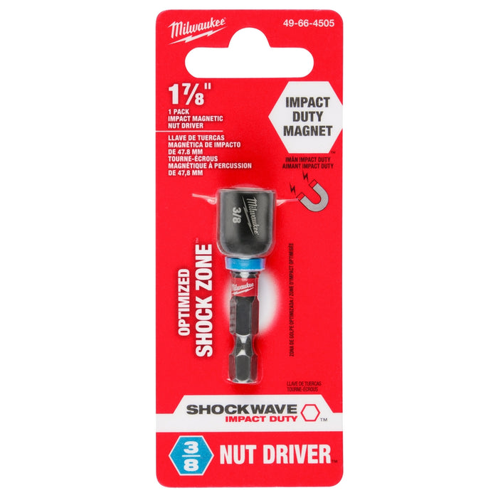 MILWAUKEE SHOCKWAVE IMPACT DUTY™ 1-7/8" Magnetic Nut Drivers