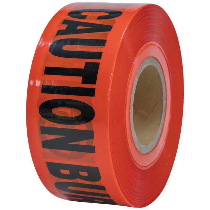 KLEIN TOOLS 1000' Red CAUTION-BURIED ELECTRIC LINE Barricade Tape