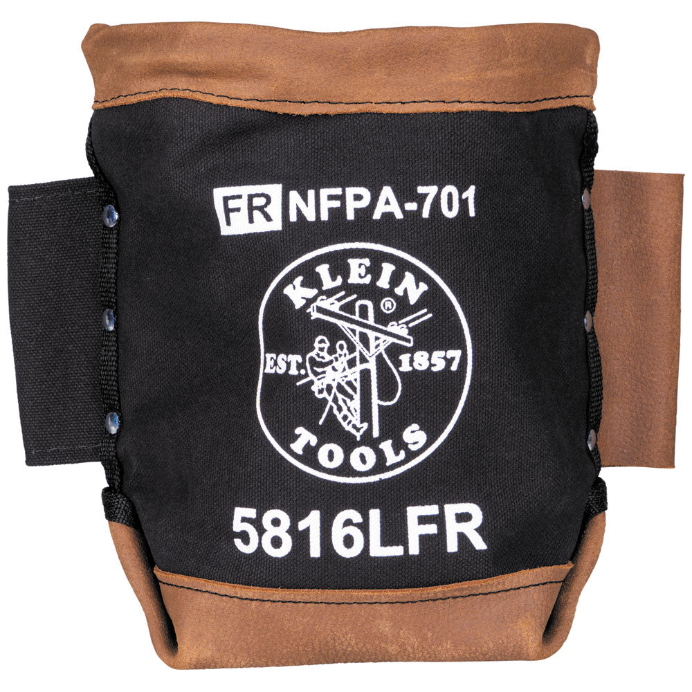 KLEIN TOOLS Flame-Resistant Canvas & Leather Bolt Bag