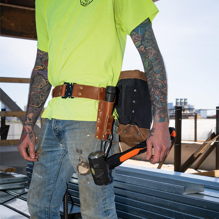 KLEIN TOOLS Quick Release Leather Belt
